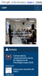 Mobile Screenshot of cssp.gob.sv