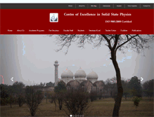 Tablet Screenshot of cssp.edu.pk